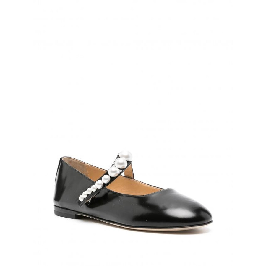 Mach&mach Mach & Mach Flats In Black