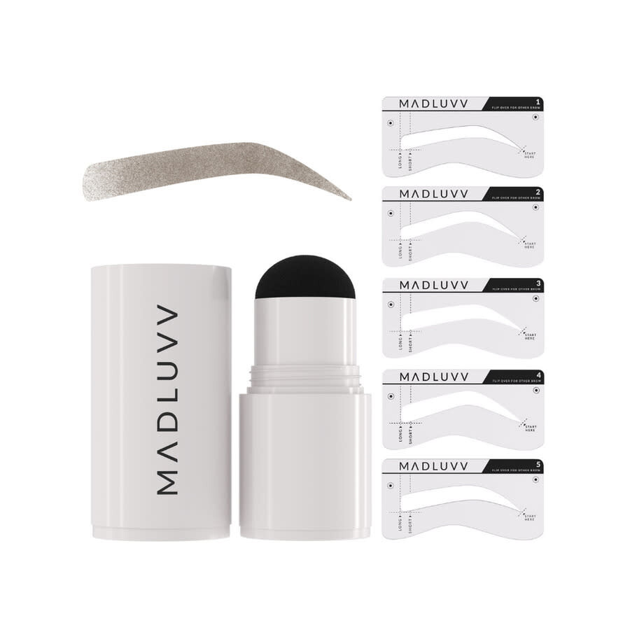 Madluvv Ladies Brow Stamp Kit 1 oz Soft Brown Gift Set Makeup 632726057480 In Brown