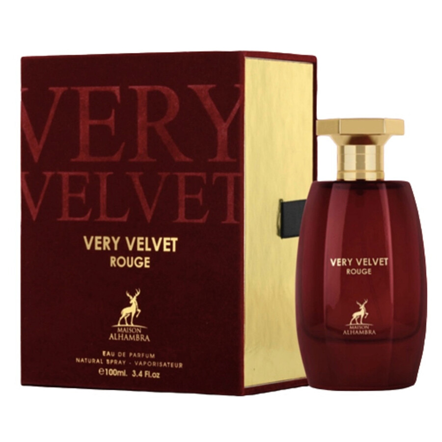 Maison Alhambra Ladies Very Velvet Rouge EDP Spray 3.4 oz