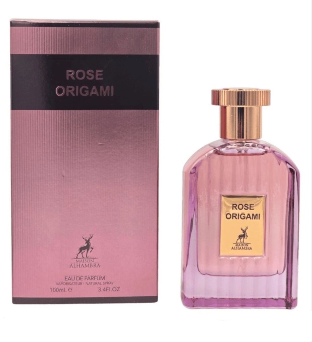 Maison Alhambra Unisex Rose Origami EDP Spray 3.4 oz Fragrances