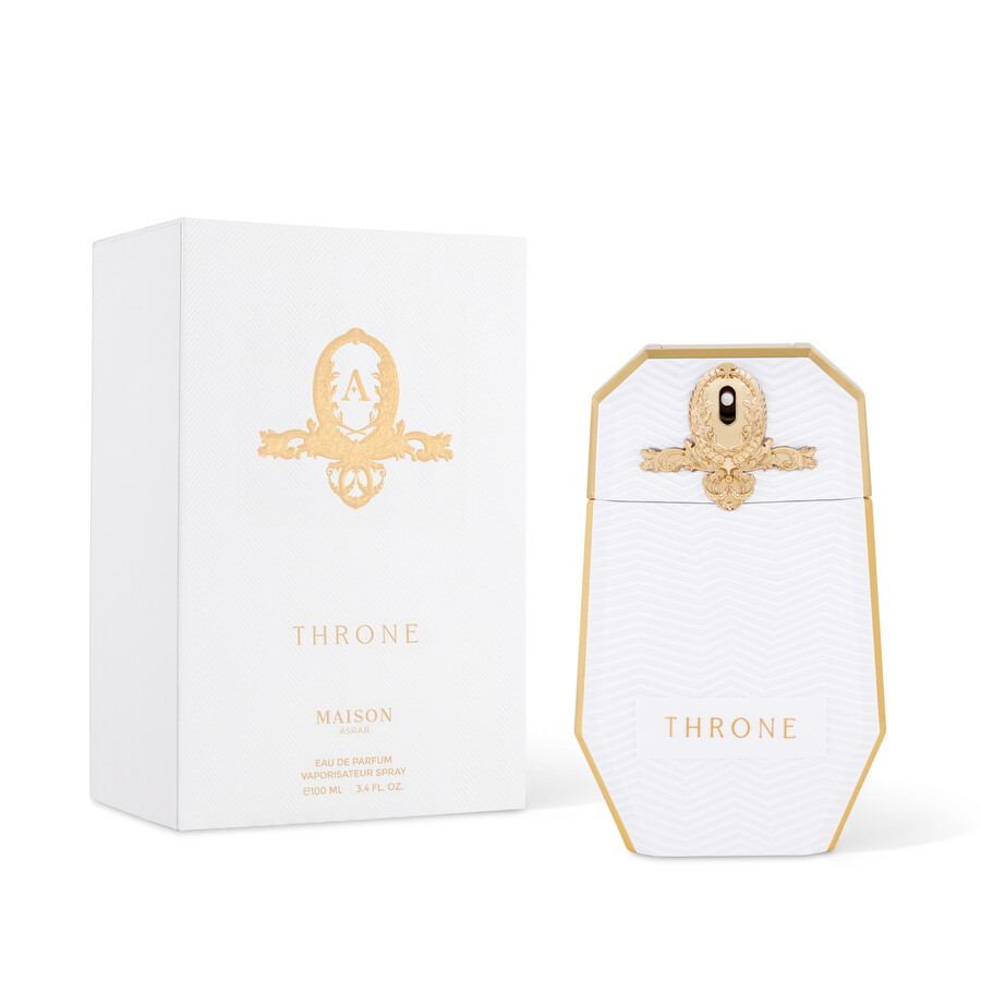 Maison Asrar Unisex Throne Edp Spray 3.4 oz Fragrances 6290362164395 In Transparent