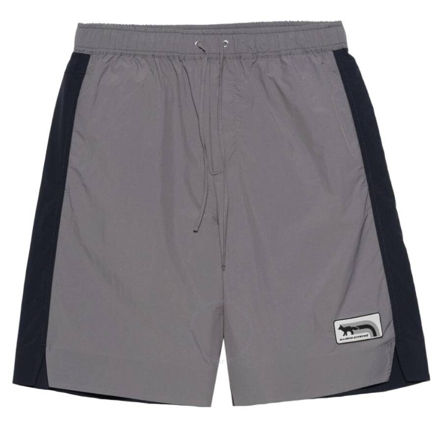 Maison Kitsuné Technical Shorts In Blue