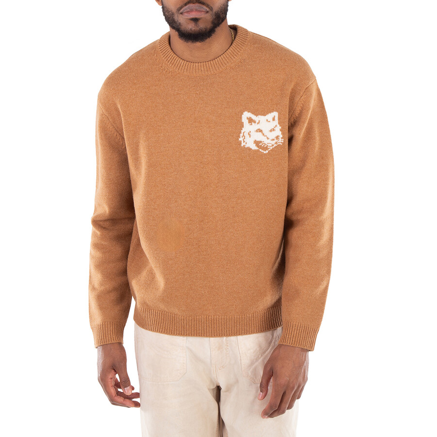 Fox Head Intarsia Wool Jumper
