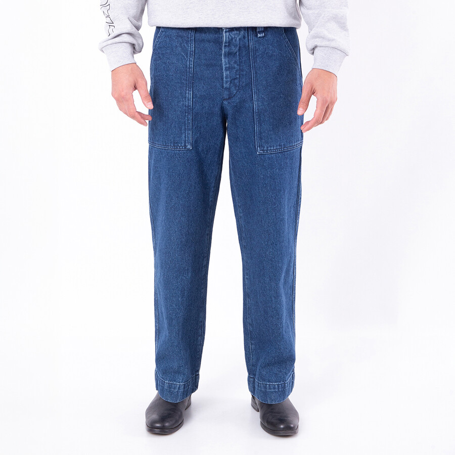 Profile Fox Embroidered Workwear Jeans