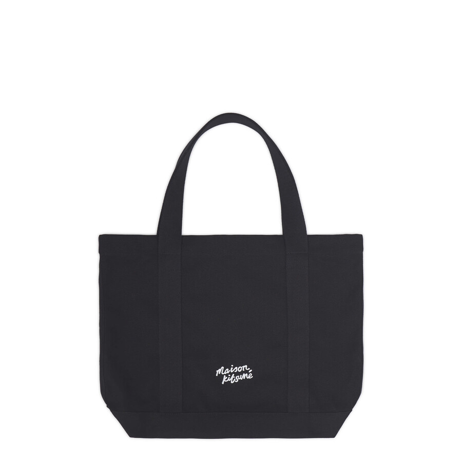 Maison Kitsuné Maison Kitsun Tote Bag With Logo In Black