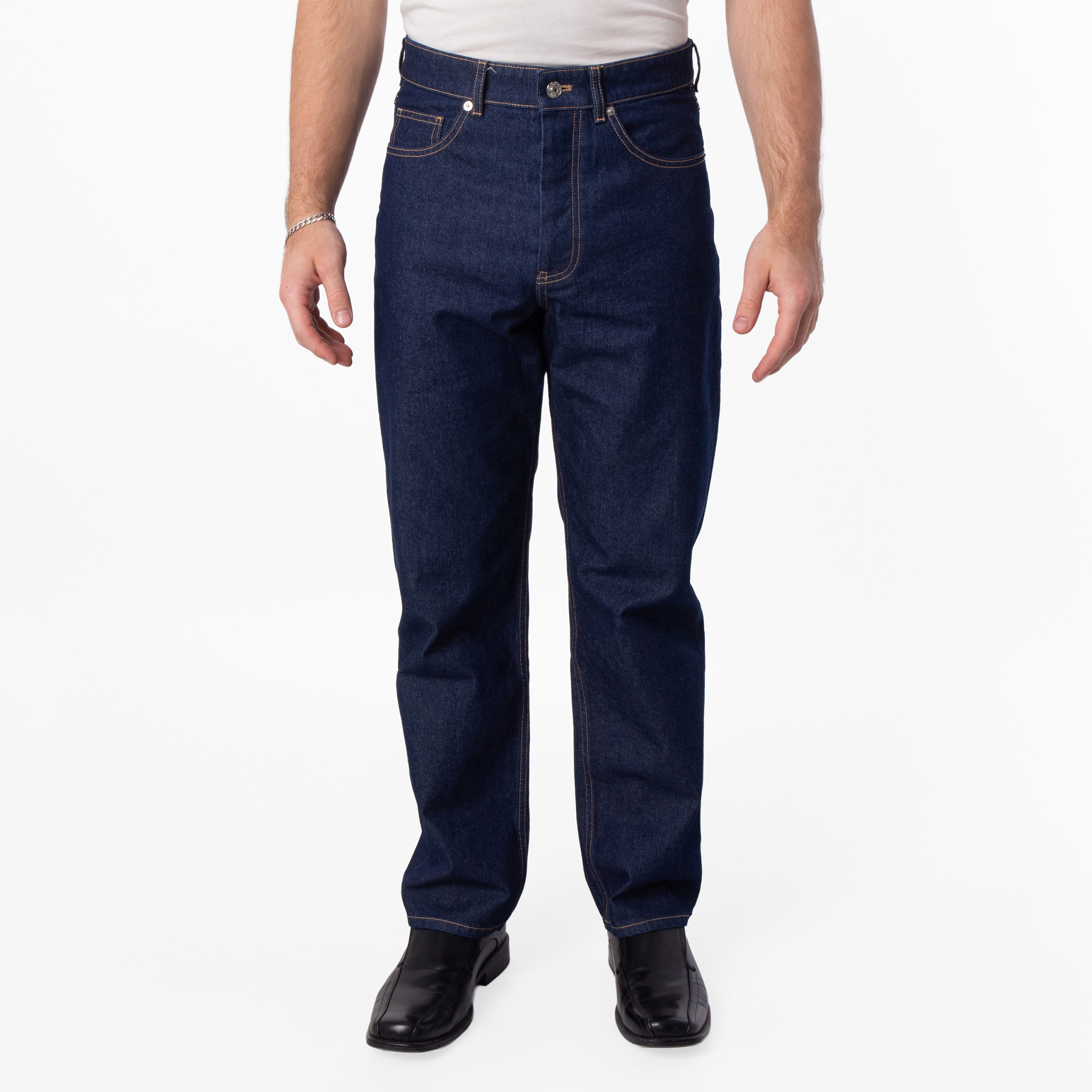 Maison Kitsuné Straight Cut Denim Jeans, Waist Size 30