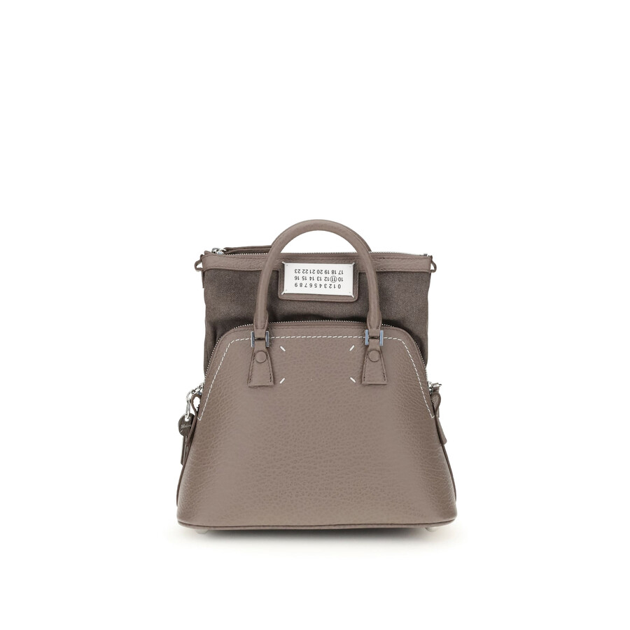 Maison Margiela 5ac Classique Hand Bag In Gray