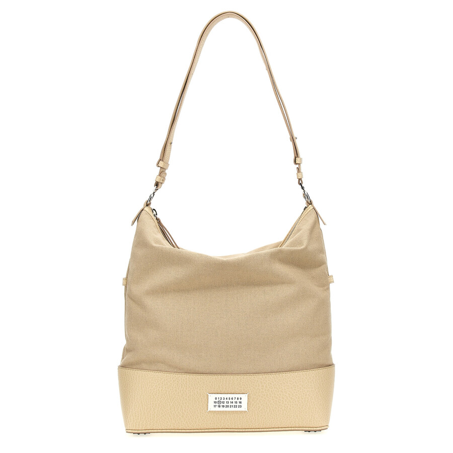 Maison Margiela 5ac Hobo Medium Crossbody Bag In Neutral