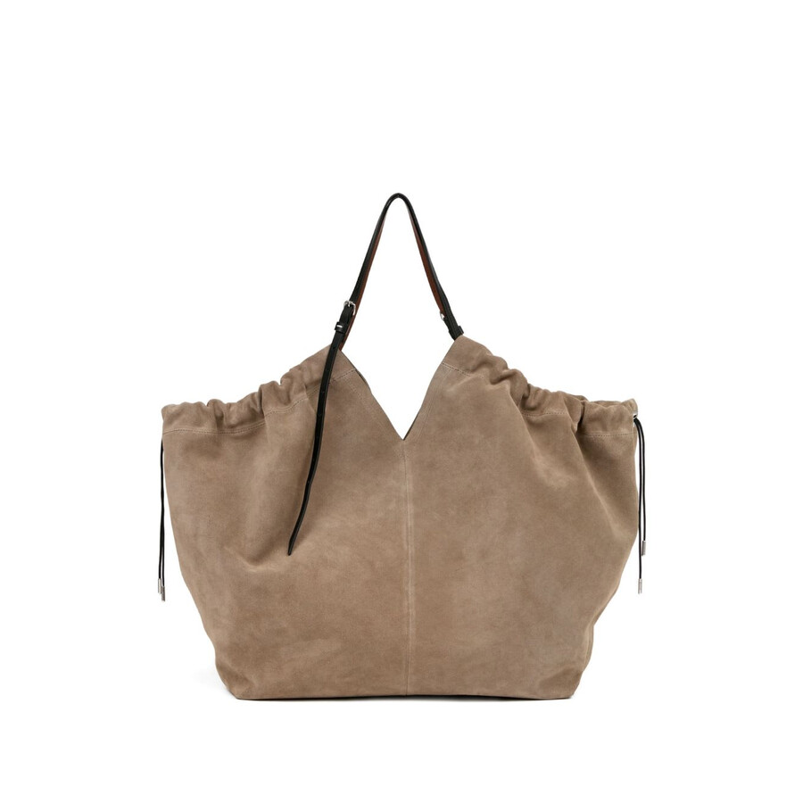 Maison Margiela Belt Bag Leather Tote In Sand