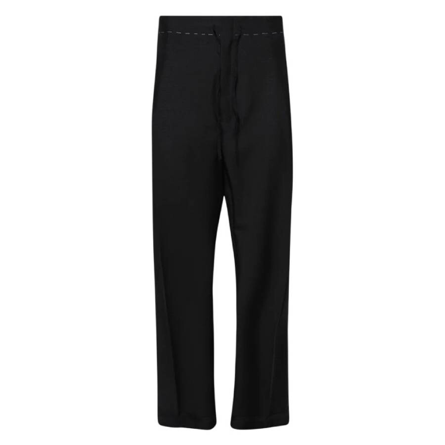 Creased Stitch Detailed Trousers