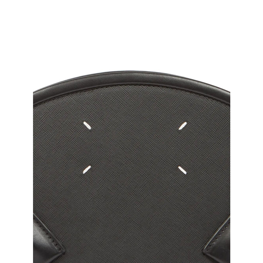 Maison Margiela Fortune Small Leather Handbag In Black