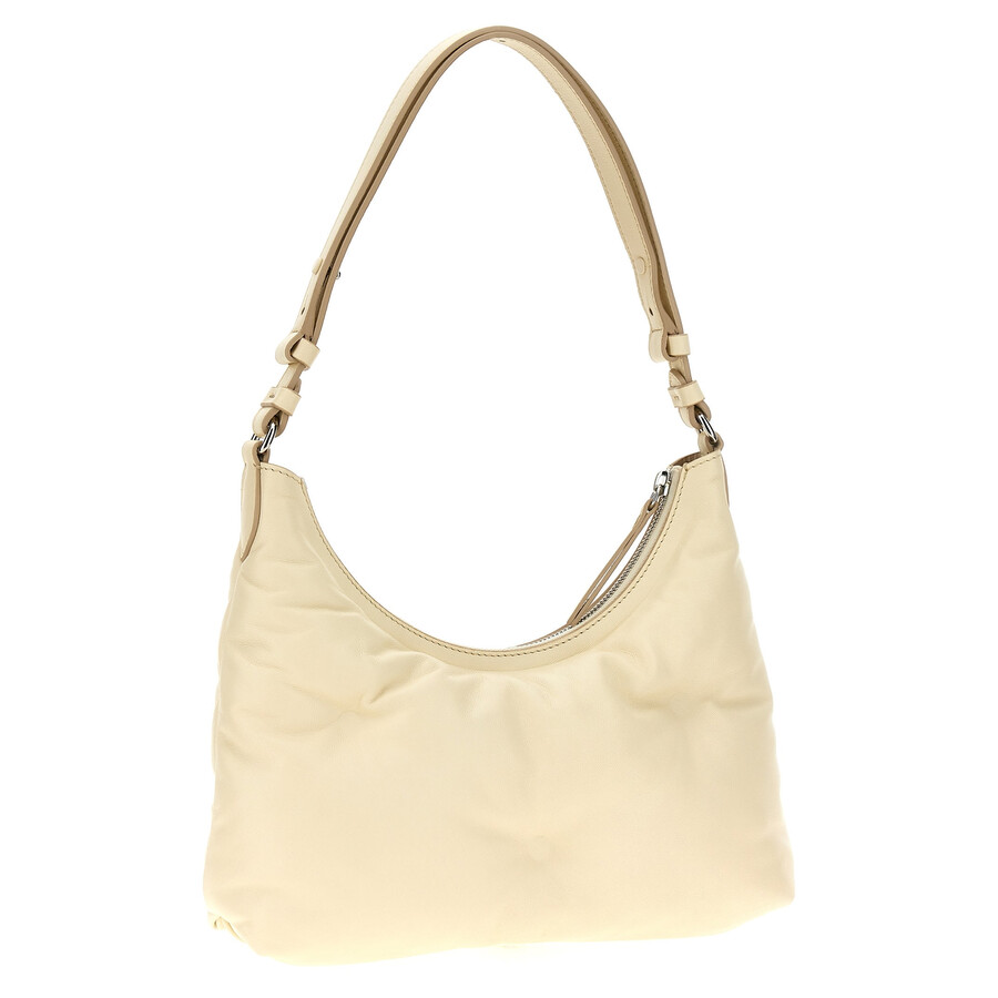 Maison Margiela Glam Slam Hobo Small Shoulder Bag In Neutral