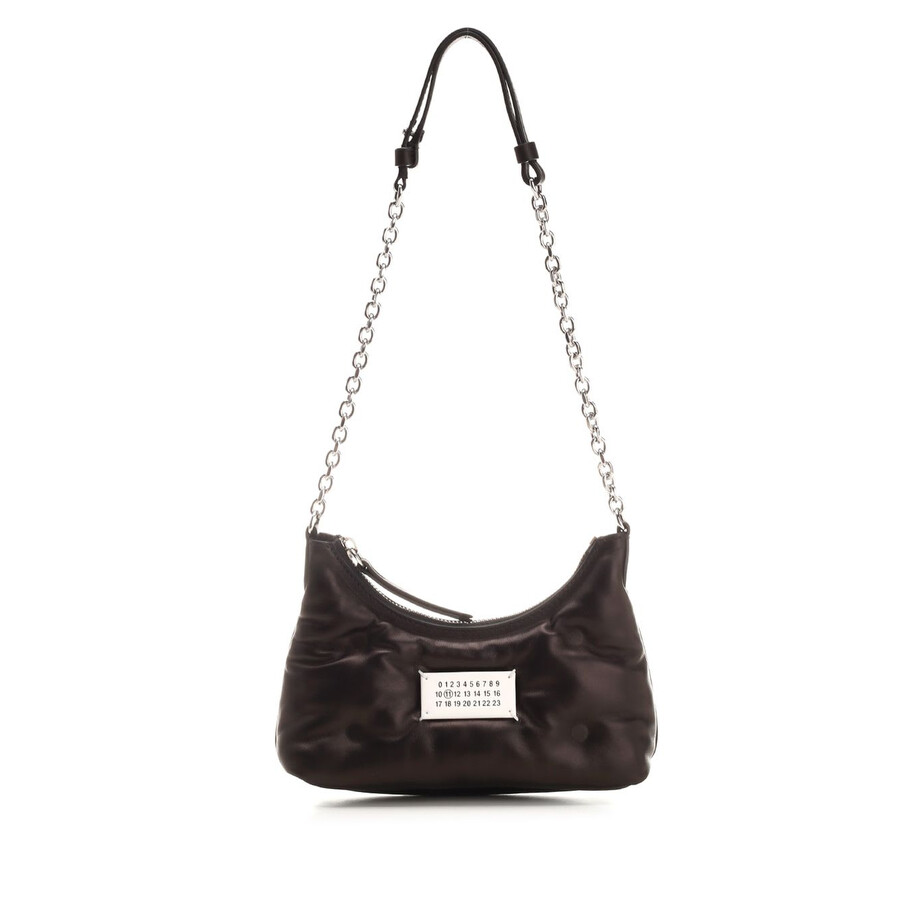 Maison Margiela Glam Slam Micro Hobo Bag In Black