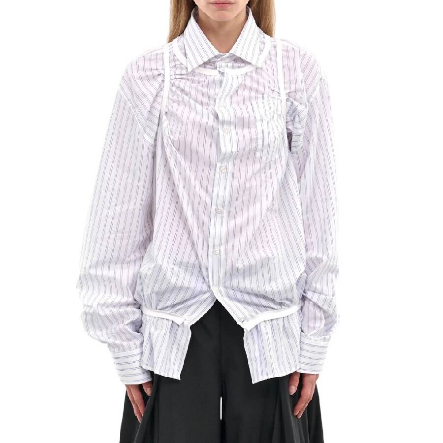 Relaxed Fit Cotton Shirt, Brand Size 38 (US Size 4)