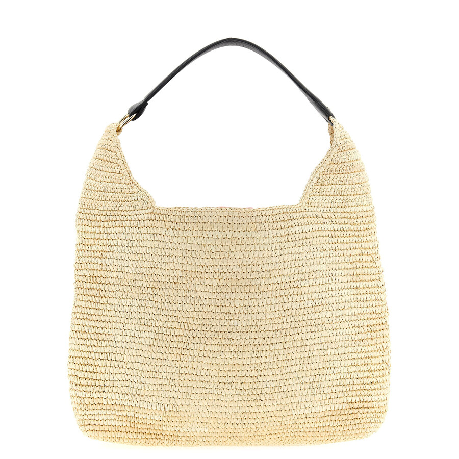 Maison Michel Cristiana Shoulder Bag In Neutral