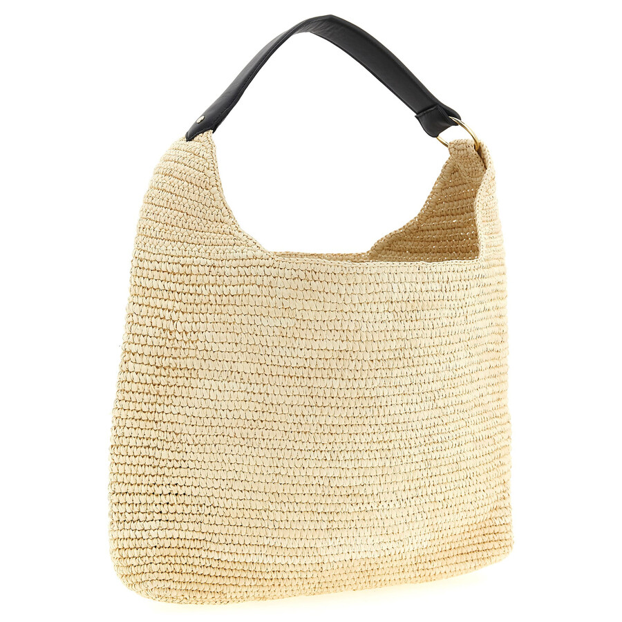 Maison Michel Cristiana Shoulder Bag In Neutral