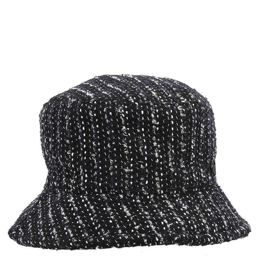 Ladies Black Boucle Jason Bucket Hat