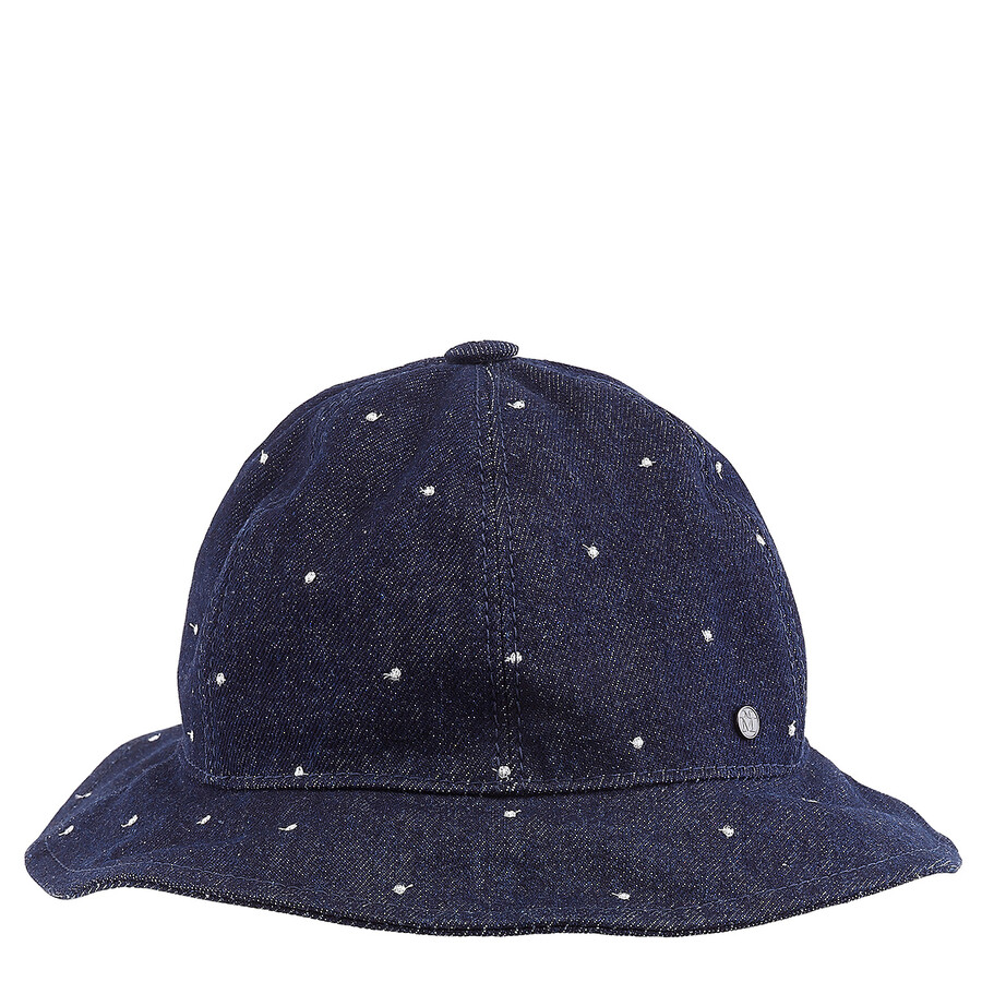 Maison Michel Ladies Denim Blue Mara Denim Hat In Blue