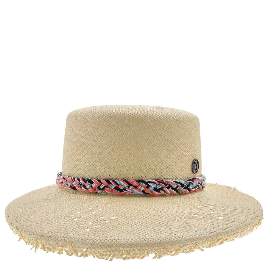 MAISON MICHEL MAISON MICHEL LADIES MULTICOLOR NEW KENDALL BRAIDED-STRAP HAT