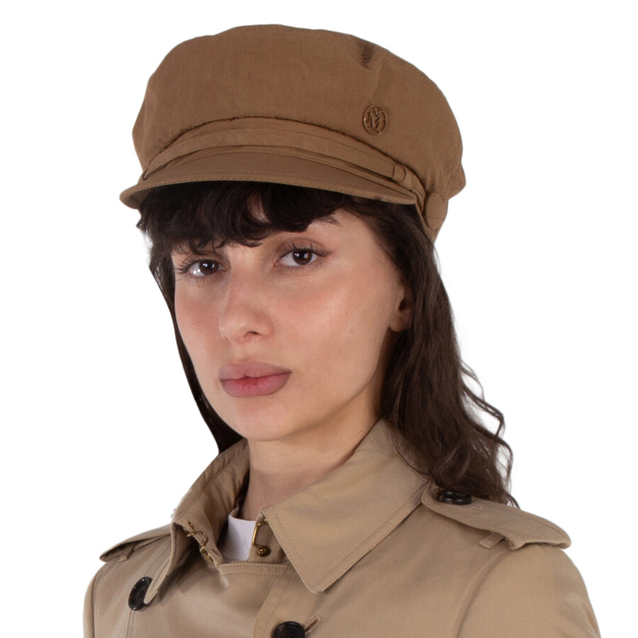 Maison Michel New Abby Iconic Sailor Cap In Yellow