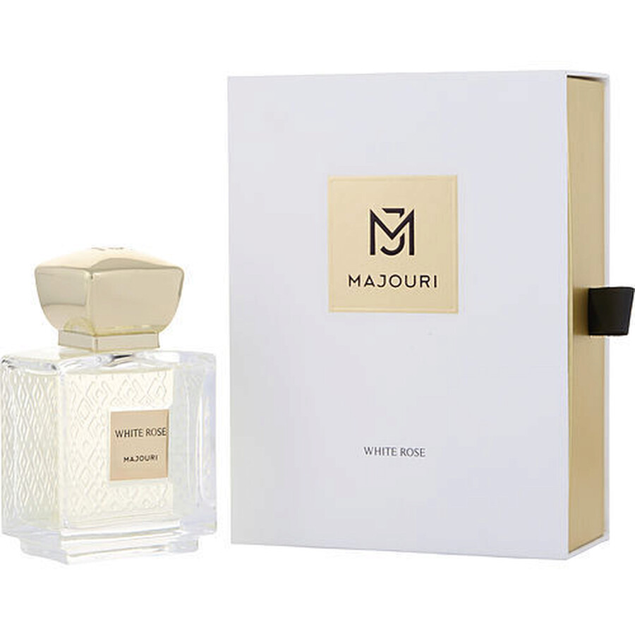 Majouri Ladies White Rose Edp Spray 2.5 oz Fragrances 3665543032016 In Green / Rose / White