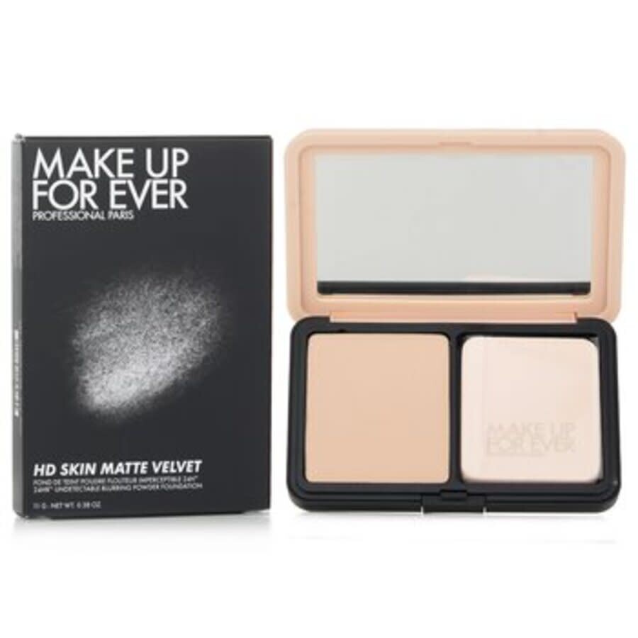 Make Up Forever Ladies Hd Skin Matte Velvet 24hr Undetectable Blurring Powder Foundation 0.38 oz # 1