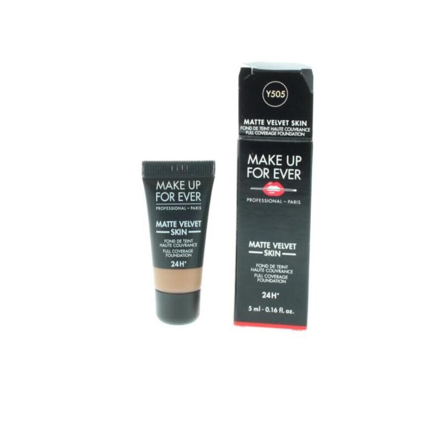 Make Up Forever Matte Velvet Skin Powder Foundation 0.16 oz Y505 Cognac Makeup 3548752131698 In Brown