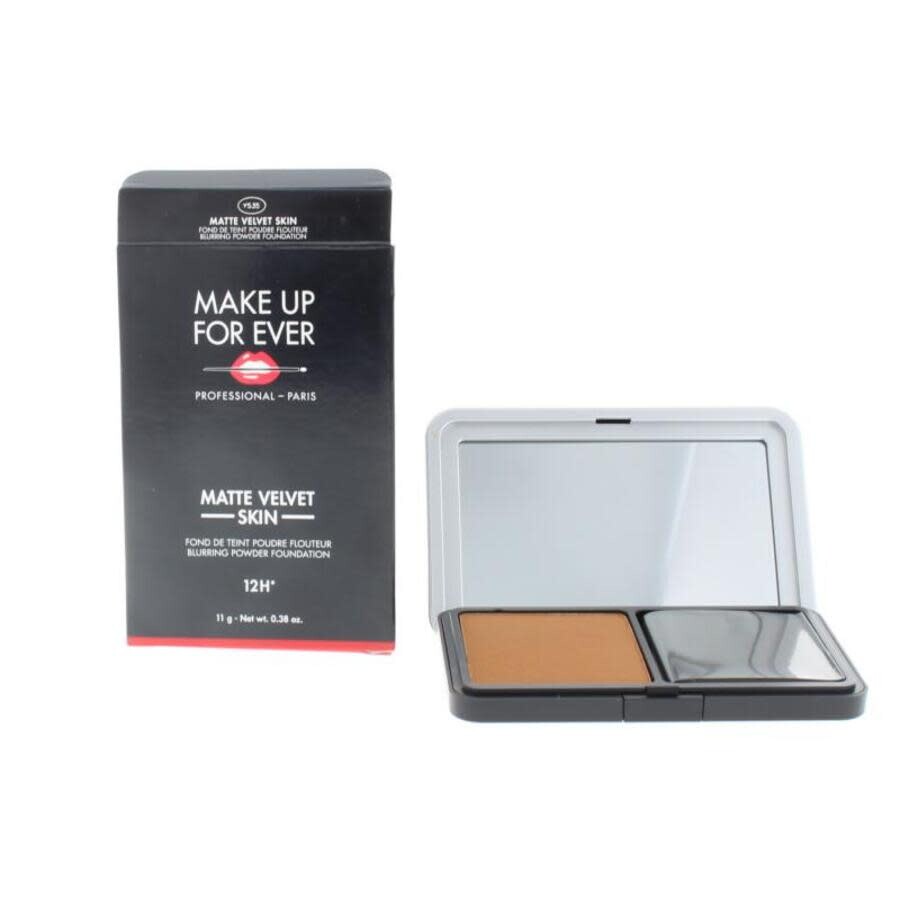 Make Up Forever Matte Velvet Skin Powder Foundation 0.38 oz Y535 Chestnut Makeup 3548752129978 In Brown