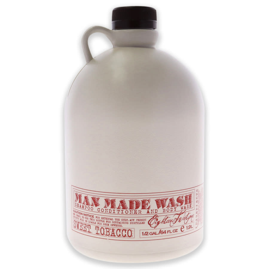 1821 sweet tobacco body wash 18.21 Man Made Man Made Wash - Sweet Tobacco by 18.21 Man Made for Men - 64  oz 3-In-1 Shampoo, Conditioner and Body Wash 867124000213