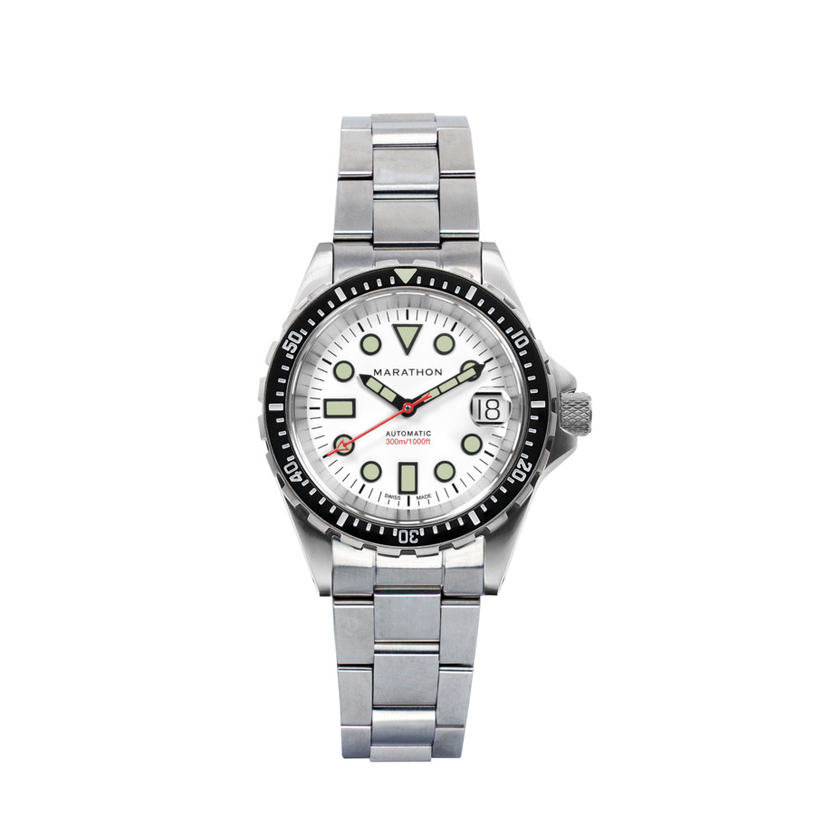 Marathon 36Mm Osar-D Arctic Edition Automatic White Dial Unisex Watch WW194026SS-2502