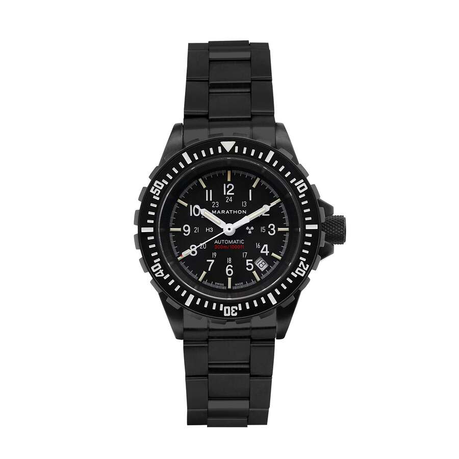 Marathon 41Mm Anthracite Gsar Automatic Black Dial Unisex Watch WW194006BK-0109