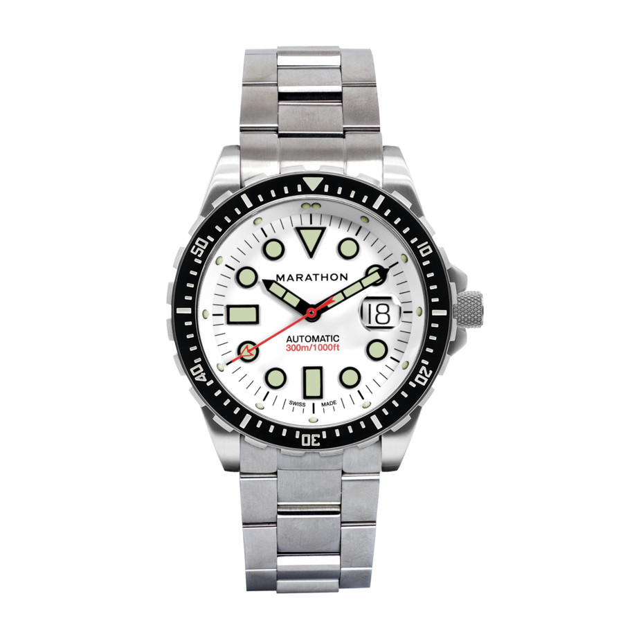 Marathon 46Mm Osar-D Arctic Edition Automatic White Dial Unisex Watch WW194037SS-2501-KIT