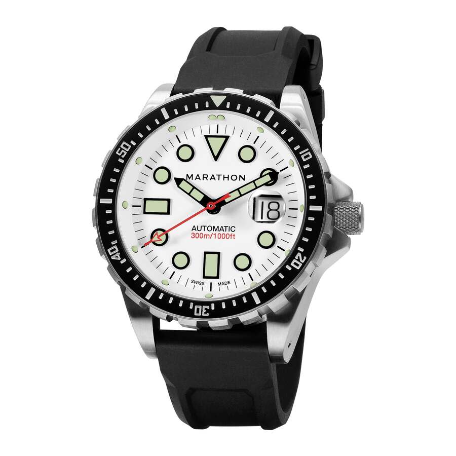 Marathon 46Mm Osar-D Arctic Edition Automatic White Dial Unisex Watch WW194037SS-2530-KIT