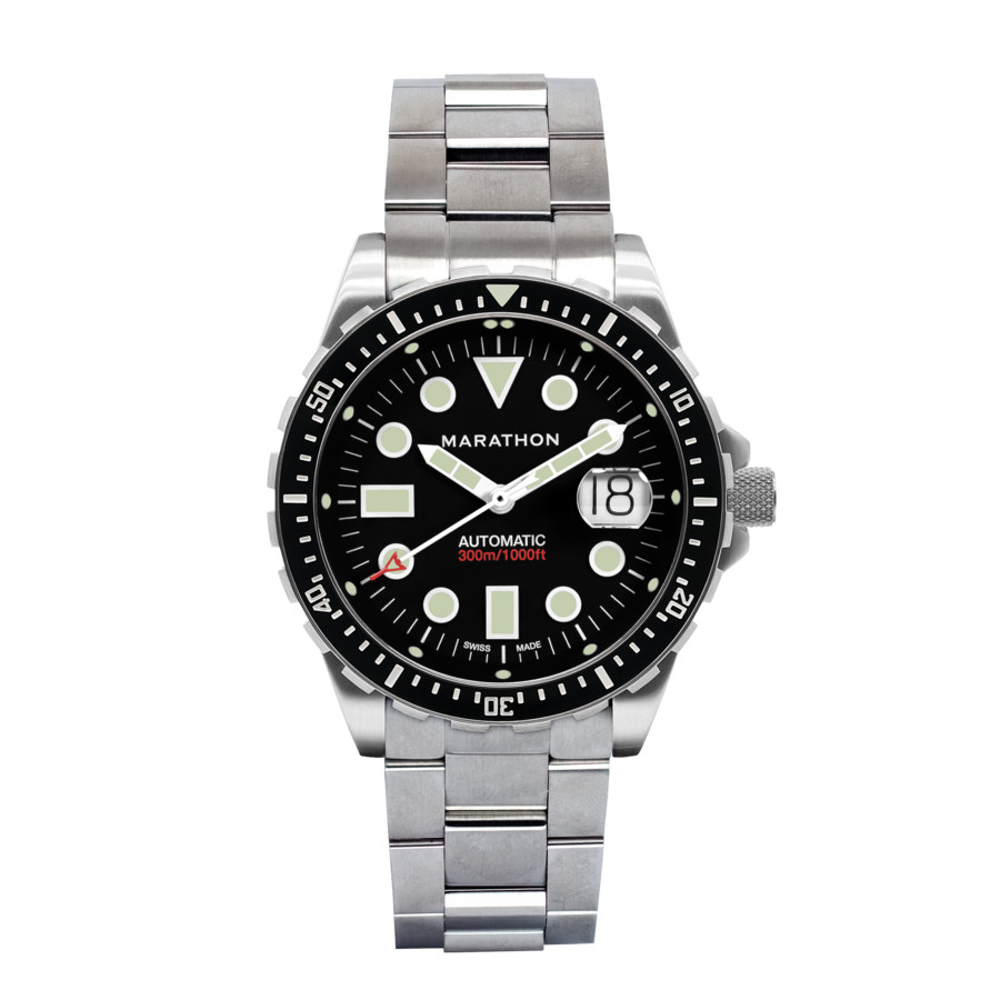 Marathon 46Mm Osar-D Automatic Black Dial Unisex Watch WW194037SS-2003