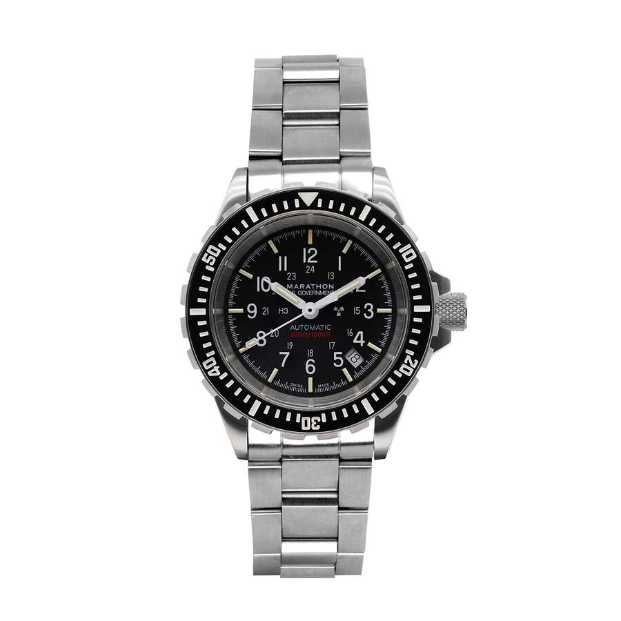 Marathon Gsar Automatic Black Dial Men's Watch WW194006SS-0009