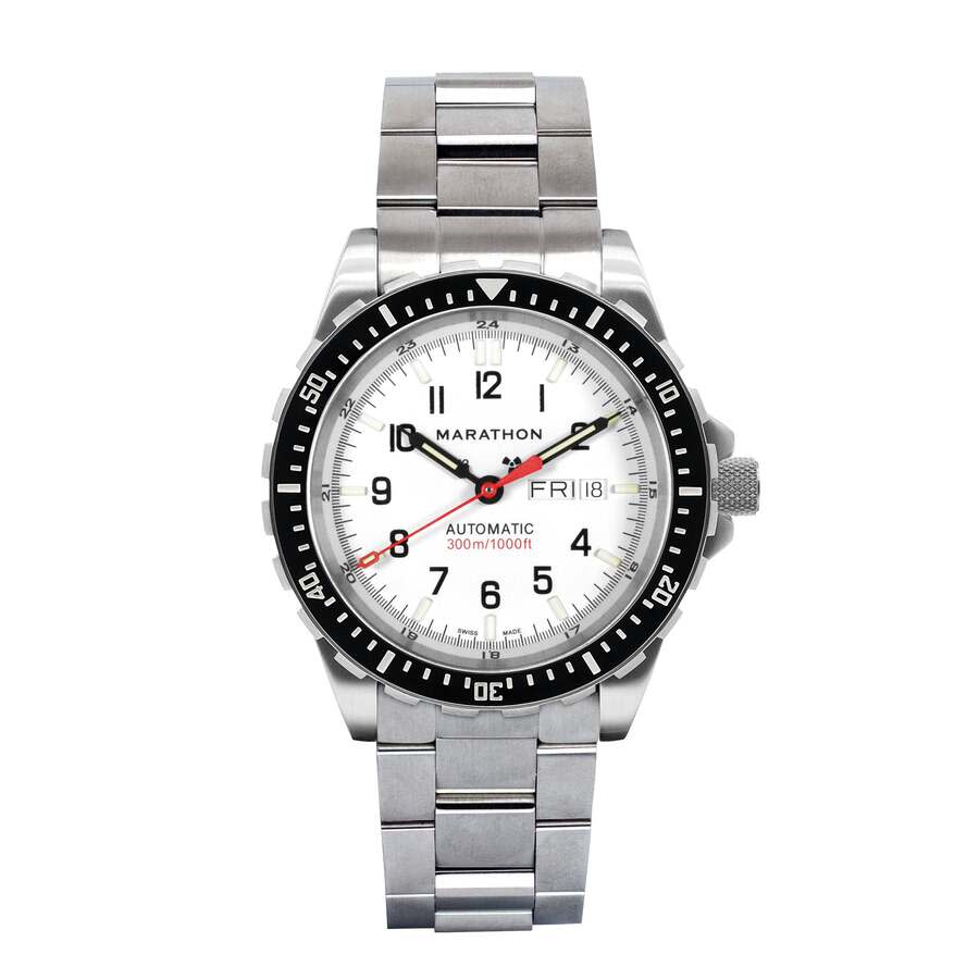 Marathon Jdd Automatic White Dial Men's Watch WW194021SS-0509