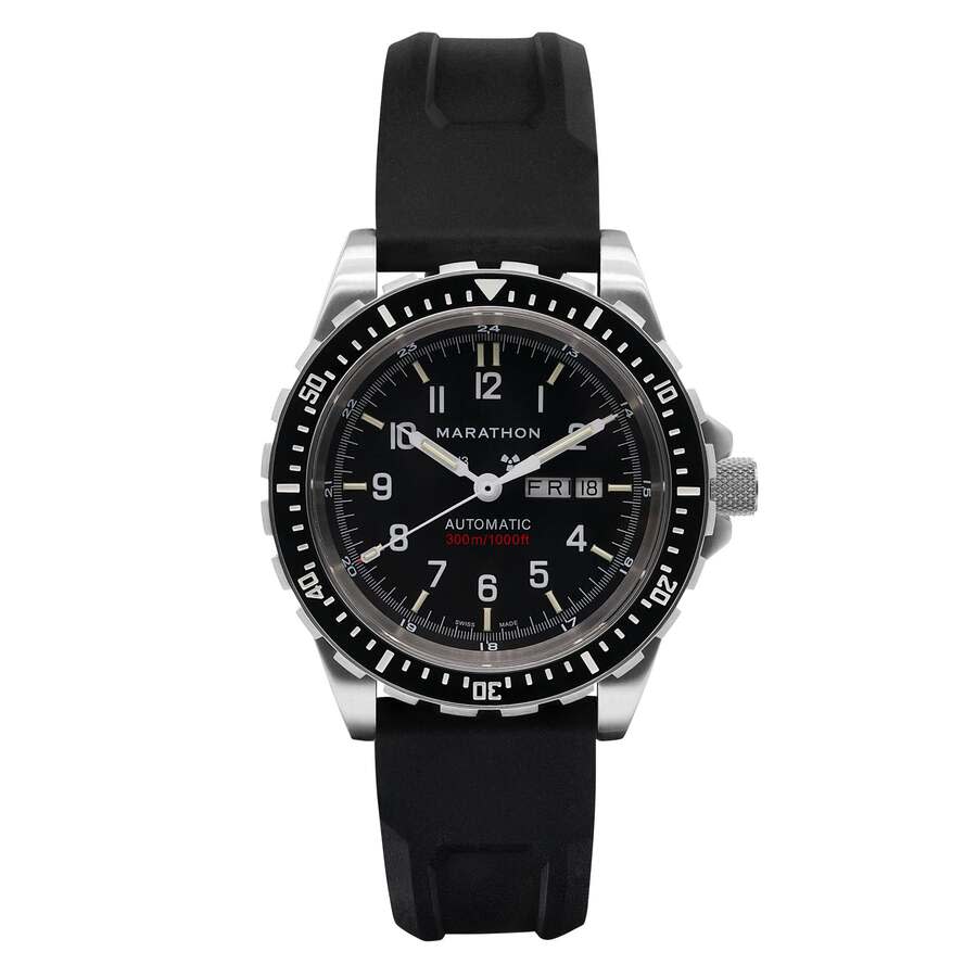 Marathon Jumbo Day/Date Automatic (Jdd) Black Dial Unisex Watch WW194021SS-0130