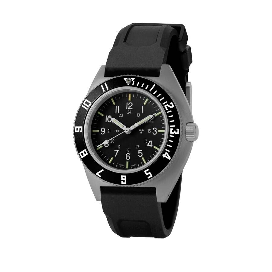 Marathon Ssnav Quartz Black Dial Men's Watch WW194001SS-0830
