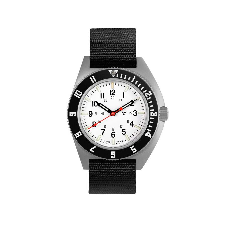Marathon Ssnav Quartz White Dial Men's Watch WW194001SS-0501