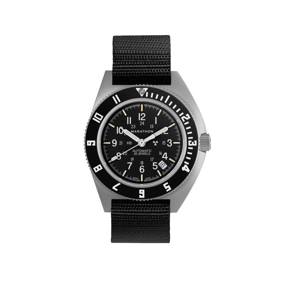 Marathon Ssnav-D Automatic Black Dial Men's Watch WW194030SS-0101