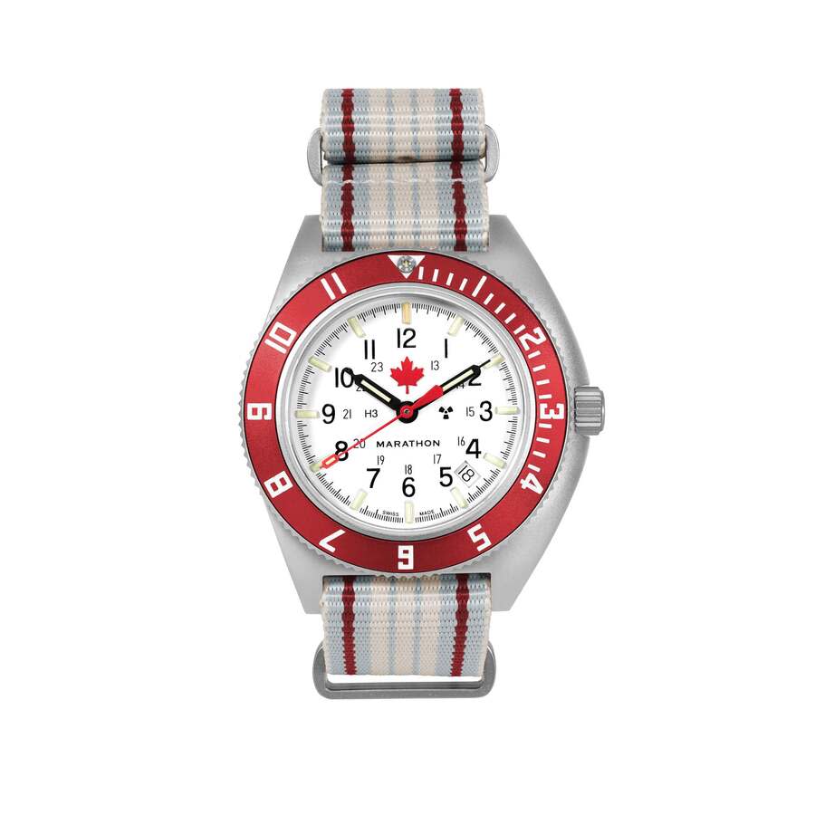 Marathon Ssnav-D Automatic White Dial Men's Watch WW194030SS-1601
