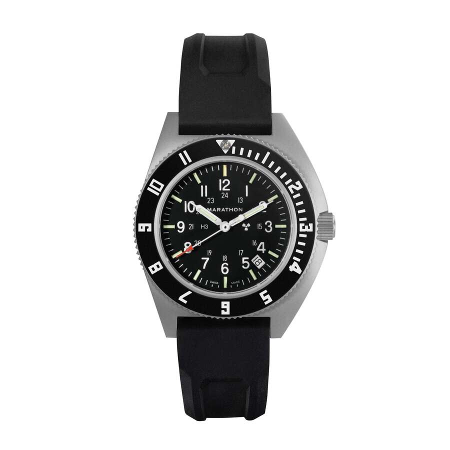 Marathon Ssnav-D Quartz Black Dial Men's Watch WW194013SS-0130