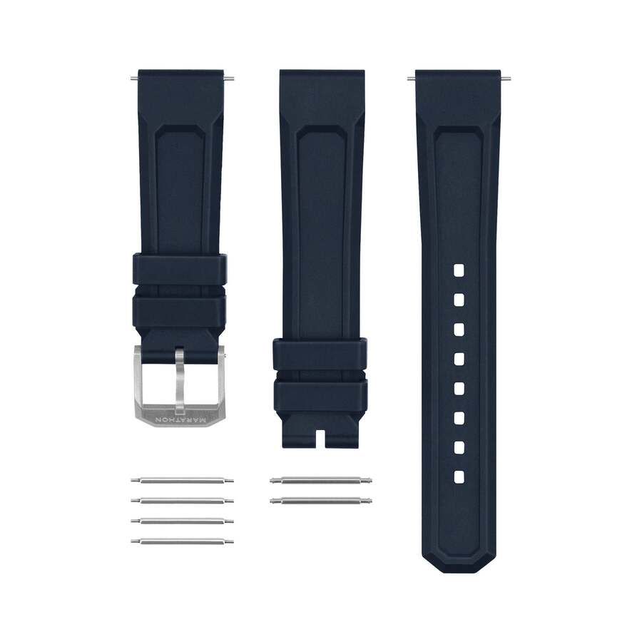 Marathon Unisex Watch Band WS-RB-BLPS-20-3PC