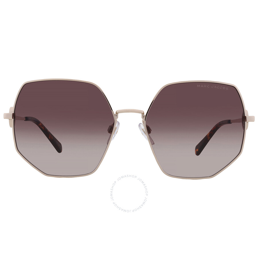 Marc Jacobs Brown Gradient Butterfly Ladies Sunglasses MARC