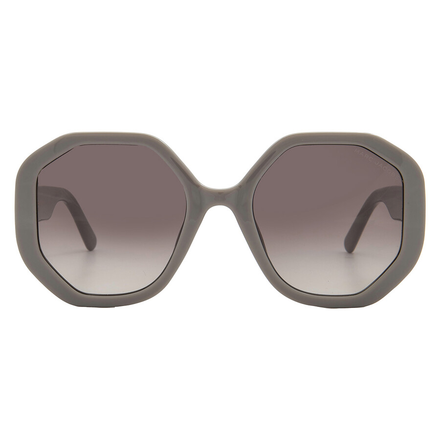 Marc Jacobs Brown Gradient Geometric Ladies Sunglasses Marc 659/s 0kb7/ha 53