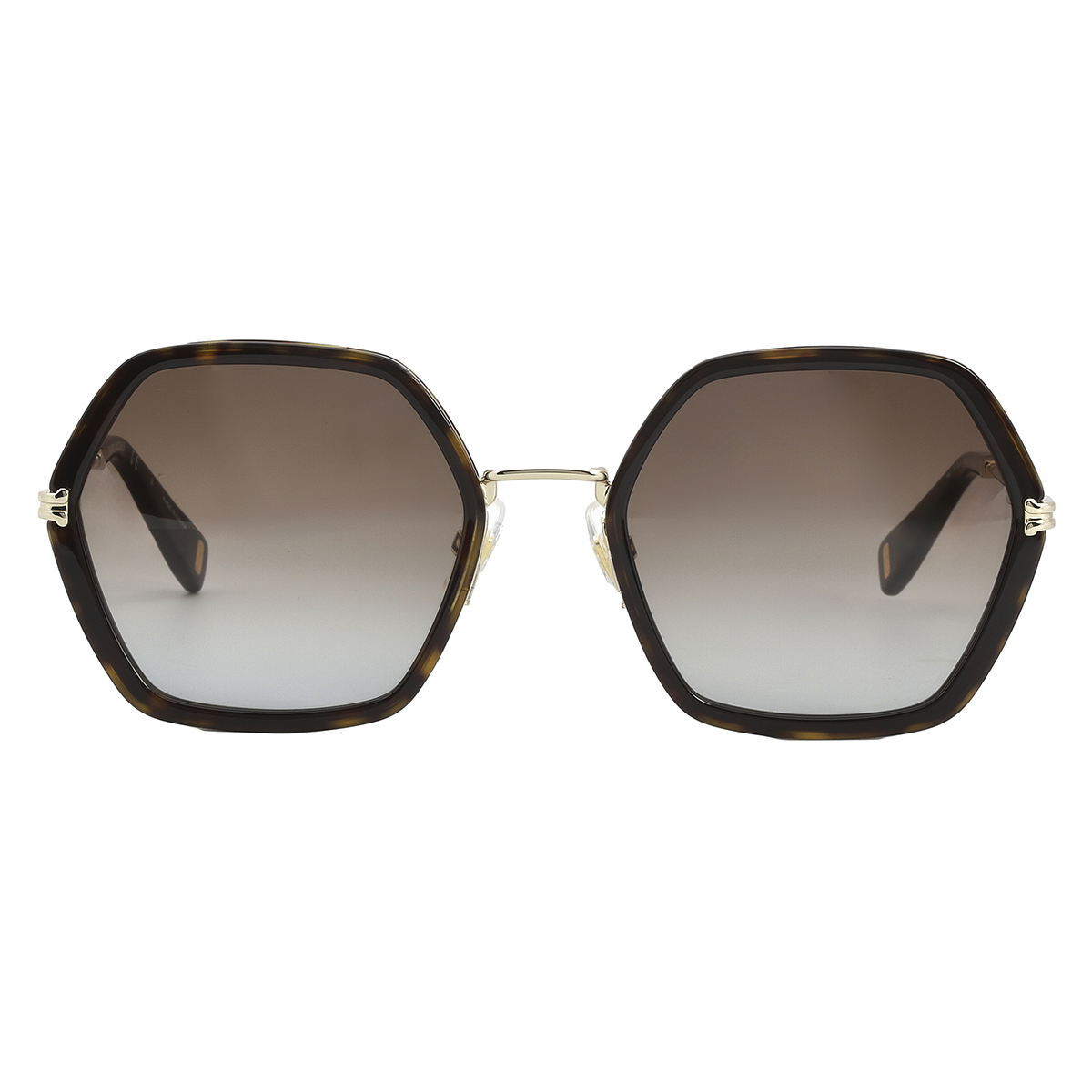 Marc Jacobs Brown Gradient Hexagonal Ladies Sunglasses MJ  display picture 3