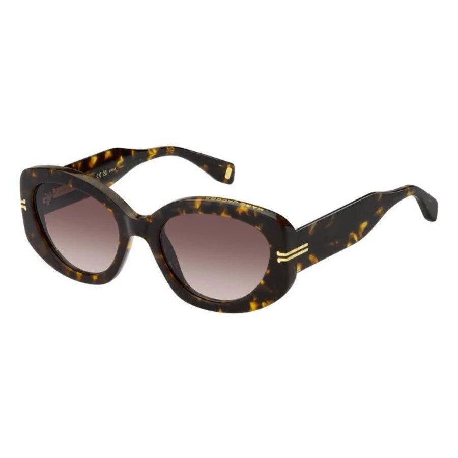 Marc Jacobs Brown Gradient Oval Ladies Sunglasses Mj 1099/s 0086/ha 56