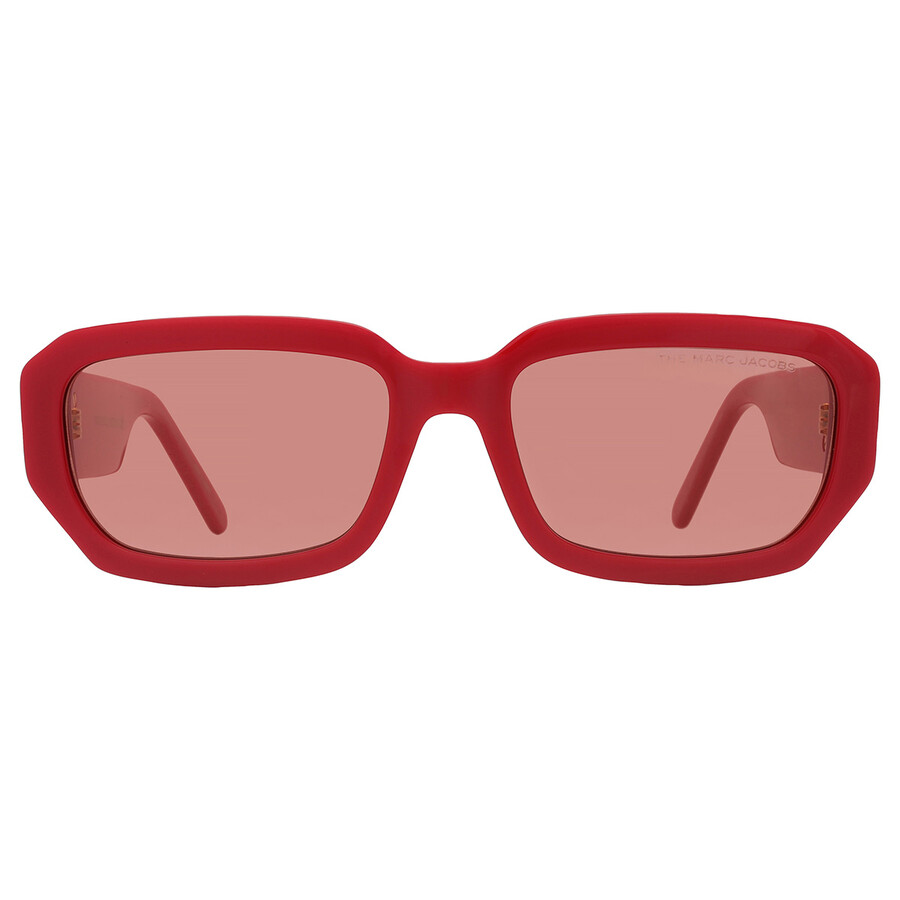 Marc Jacobs Burgundy Rectangular Ladies Sunglasses MARC 614/S 0C9A/4S