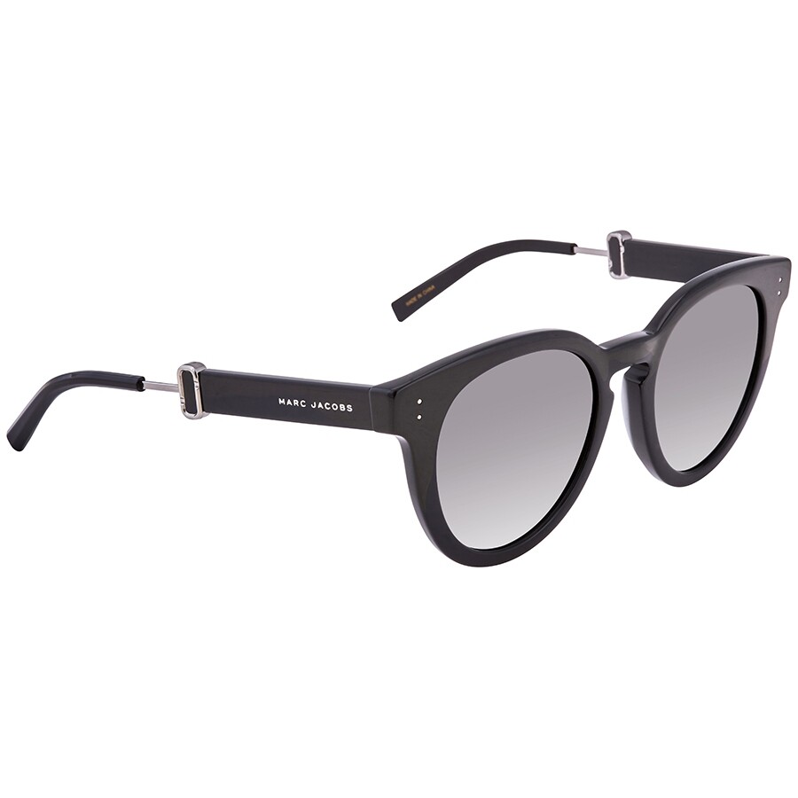 Marc Jacobs Dark Grey Gradient Round Unisex Sunglasses MARC129S080750