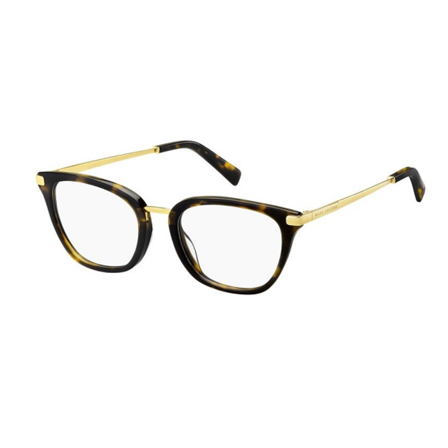 Marc Jacobs オハルフレムメカネ MARC609G 06J Marc Jacobs MARC 609/G 06J GOLD HAVANA 51/16/140 Women's
